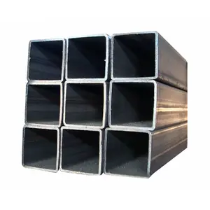 Q235 st52 3 4 4 x 4 inch 12 16 ft 44 16mm 58 100mm 300mm diameter rectangular metal tube pre galvanized square steel pipe price