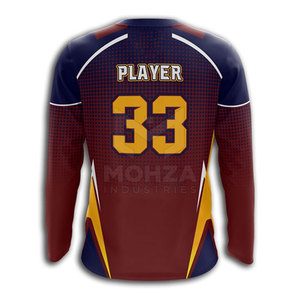 Diseña Tus Propias Camisetas de Baloncesto de Alta Calidad para Hombre, Transpirables, de Secado Rápido, de Spandex/Poliéster, Manga Larga, Corte Regular - Product Image 2