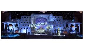 Matrimonio musulmán Jharokha escenario de boda hermosa decoración de escenario de boda musulmana impresionantes etapas de boda asiáticas - Product Image 6