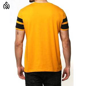 Venta al por mayor de los hombres de punto Camiseta 100% algodón ligero elástico personalizado impreso ecológico Diseño Popular mejor calidad - Product Image 2