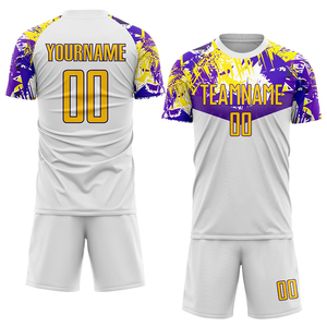 Ensembles d'uniformes de football Sublimation Combinaison de football Chemises de football d'entraînement Uniforme de maillot de football personnalisé - Product Image 4