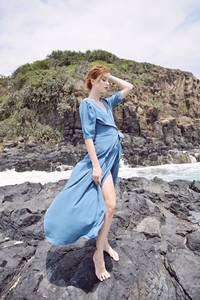 Perfectamente hecho lindo mujeres Casual elegante personalizado A-line largo Maxi vestido Casual indio desgaste largo Maxi vestidos diseñador ropa conjunto - Product Image 3