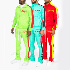 Diseña Tu Propio Conjunto Deportivo de Invierno para Hombre, Dos Piezas, Felpa/Algodón, Corte Regular, Sudadera y Pantalón Deportivo - Product Image 1