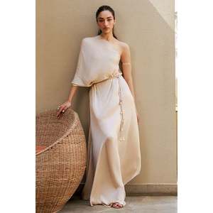 ชุดเดรสทรงเอวเข้ารูป Dune Empire ผ้าซาติน - Product Image 1