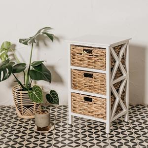 ตู้ลิ้นชักเก็บของในห้องครัวตู้เก็บของสีขาว MDF - Product Image 4