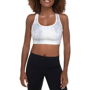 Vêtements de course pour dames Soutien-gorge de sport respirant de haute qualité Bretelles double couche avant large élastique sous les seins - Product Image 1