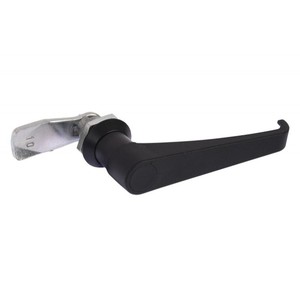 Cerradura de leva con mango tipo L, plástico, sin cilindro, destornillador recto (111-2-0-00-30) - Product Image 1