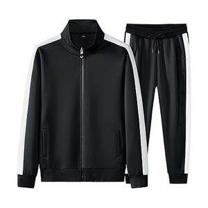 ชุดวอร์มมีซิปสำหรับผู้ชายชุดวอร์ม2ชิ้นมีกระเป๋าซิปชุดวอร์มลำลองสำหรับกีฬาจ๊อกกิ้ง - Product Image 5