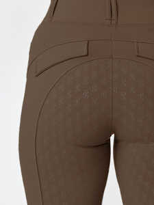 Pantalones de montar estirables de cintura alta para mujer, cómodos, duraderos, con elegantes conjuntos y accesorios ecuestres de bolsillo - Product Image 2