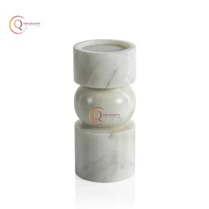Latest New Handmade Best Quality White <b>Marble</b> Design Unique Candle <b>Jar</b> For Wedding Parties And Candle Light Dinner In Low Price - Product Image 4