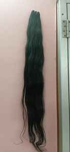 Cabello ondulado recto sedoso de trama única Remy virgen indio crudo - Product Image 5