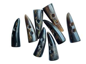 เสื้อแจ็คเก็ตแบบกระดุม2รูลายเขาควายสำหรับเสื้อผ้ายีนส์รองเท้าเสื้อโค้ทตกแต่งตามสั่ง - Product Image 3