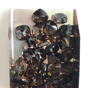 Quartz fumé brun naturel 10MM taille coussin, pierre précieuse en vrac de qualité supérieure pour la fabrication de bijoux, Red Mountain Gems - Product Image 2