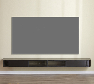 <span class=keywords><strong>Meuble</strong></span> <span class=keywords><strong>TV</strong></span> mural <span class=keywords><strong>suspendu</strong></span> de luxe léger, style moderne et épuré, idéal pour salon et petit appartement - Product Image 3