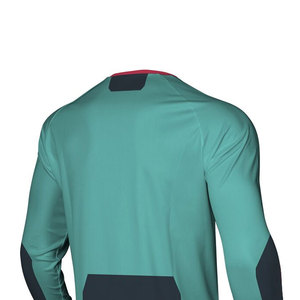 Liso en blanco transpirable ropa deportiva carreras motocicleta Motocross Jersey 2025 su logotipo mejor calidad hecho a medida - Product Image 5