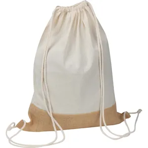 Borsa da Palestra Personalizzata in Juta EWELINA, Zaino Sportivo Promozionale Personalizzabile con Gadget - Product Image 1