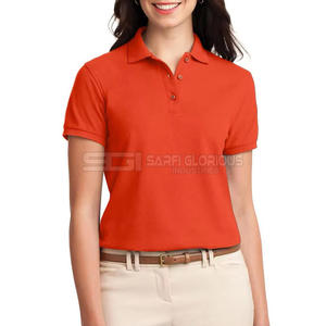 Polo de Manga Corta Deportivo Personalizado para Mujer, Transpirable, Elástico, para Golf, Tenis, Suéter de Punto - Product Image 5