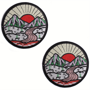 3D Embroidered Appliqued Rhinestone Customized Design Patches Fashion Sew-On PVC Hats Clothing <b>Heat</b> Seal Backing Canvas Twill - Product Image 5