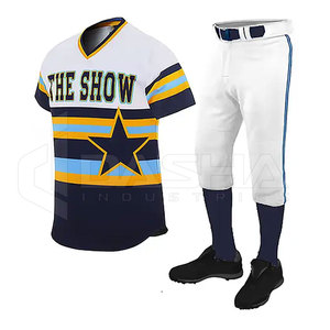 Uniforme de Béisbol Deportivo Informal Personalizado, Uniforme de Béisbol y Sóftbol de la Mejor Calidad con Logotipo Personalizado, Transpirable, Tallas Grandes, Venta al Por Mayor OEM - Product Image 5