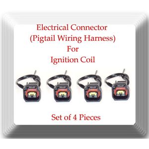 4 connecteurs de bobine d'allumage UF169 compatibles avec : Suzuki Sidekick 1996-1998 4 cylindres 1,8 L - Product Image 2