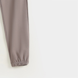 Pantalons de survêtement pour femmes de haute qualité, vente directe d'usine, taille mi-haute, jambes larges, décontractés, respirants, hiver, service OEM - Product Image 6