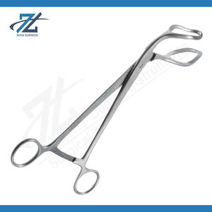 Forceps manuel Somer Uturus, finition mate, 230 mm de long, acier chirurgical inoxydable, certifié CE, instruments réutilisables - Product Image 2