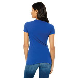 T-Shirt 100% Airlume en coton peigné et à anneau pour femme, coupe Slim, simple, 4.2 oz - Product Image 3