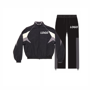 Chándal cortavientos para hombre, conjunto de nailon, chaqueta deportiva, chándal para correr, chándales con cremallera para hombre, diseño personalizado - Product Image 6