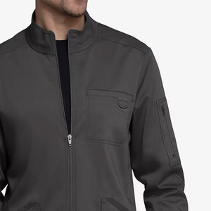 Nouvelles tenues médicales à livraison rapide, uniformes de travail, pantalons de travail pour hommes, vestes anti-rides avec boutons, tenues médicales ajustées et confortables pour infirmières - Product Image 4