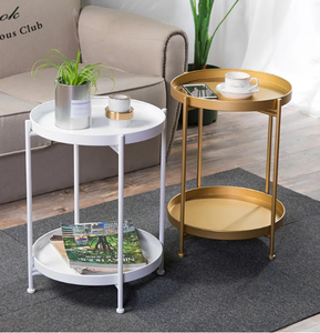 Made in Vietnam Table basse ronde côté moderne et simple pour le salon et la décoration de la maison Design personnalisé - Product Image 5