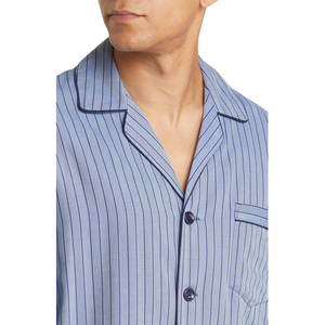 Ropa de dormir perfecta para hombre, Conjunto de pijama de algodón orgánico cómodo para hombre con pantalones con cordón acogedor, conjuntos de pijama para hombre a precio barato - Product Image 5