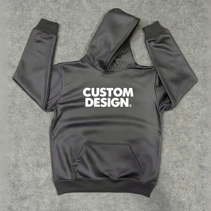 Sudadera con Capucha de Felpa de Algodón con Cierre Personalizable, Estampado Gráfico Completo, Hombros Caídos, Estilo Urbano para Hombre - Product Image 1