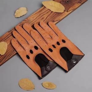 ถุงมือขับรถคุณภาพสูงระดับมืออาชีพ พิมพ์โลโก้ตามสั่ง ผลิตจากหนังอย่างดี ราคาคุ้มค่า วัสดุทนทาน คุณภาพเยี่ยม - Product Image 5