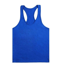Débardeur côtelé en coton pour hommes Gilet de gymnastique pour musculation et fitness Débardeur extensible de fitness - Product Image 2
