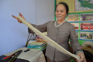 PRODUCTO POPULAR, FIBRA DE LOTO DE LUJO, SEDA DE LOTO NATURAL DE LOTO AZUL DE VIETNAM - Product Image 3