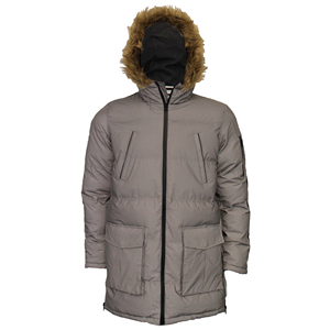 Custom Thick Reflective Men Down <b>Jacket</b> Lightweight Synthetic <b>Fur</b> <b>Hooded</b> Shiny Puffer <b>Jacket</b> <b>for</b> Man with OEM & ODM Services - Product Image 5