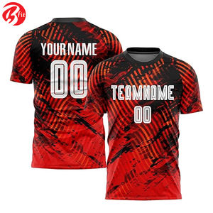Uniforme de fútbol de manga corta para adultos Equipo deportivo Camiseta de fútbol Camisetas y tops de corte automatizado para ropa de fútbol - Product Image 5