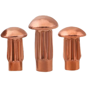 Rivet en cuivre à tête ronde moletée GB827 M2 M2.5 M3 M4 pour plaque signalétique - Product Image 1