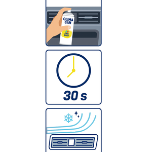 Climasan - Spray Desinfectante de Dosis Única de 200 ml, 12 Piezas, Ambientador y Aromaterapia para Aire Acondicionado de Automóviles y Autocaravanas - Product Image 5