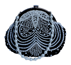 Bolso de mano de madre de Pera de diseño de lujo con bolsos de noche de trabajo bordados bolsos de boda de moda para damas DE ARTESANÍA DE LUJO - Product Image 5