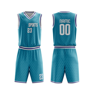 Uniforme de Baloncesto Sublimado Unisex de Secado Rápido, Personalizable, Transpirable, Antibacteriano, Tallas Grandes para Hombre y Mujer - Product Image 2