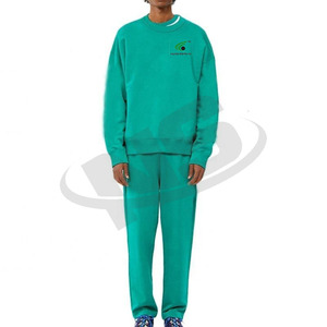 Survêtements grande taille en coton mélangé pour hommes, vêtements de ville personnalisés, ensemble de jogging lourd, tenue décontractée confortable pour l'hiver - Product Image 4