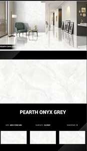 Sol De Maison Moderne 60x60 60x120 Carrelages de sol en porcelaine vitrifiée Marbre blanc Couleur ivoire Texture solide Carreaux pour appartement - Product Image 6