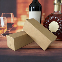Caja de Cartón Corrugado para Vino y Bolsa de Papel, Reciclables, Directo de Fábrica, para Promociones y Degustaciones de Bodegas