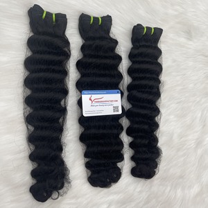 Extensiones de cabello virgen crudo vietnamita de doble trama, máquina de cabello Remy de onda profunda suelta de alta calidad, listas para enviar - Product Image 6