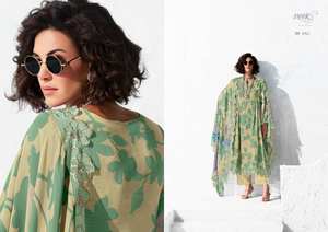 Muselina pura Impresión digital Bordado Salwar Kameez Colección Ropa india y pakistaní Precio al por mayor para ropa de fiesta - Product Image 2