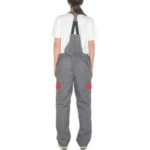 Overol de Trabajo Unisex con Múltiples Bolsillos CBF Balducci Group, Gris/Rojo, Práctico, Hecho en Albania - Product Image 5