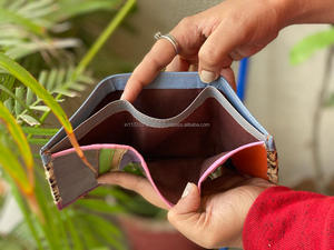 Pochette en fourrure de vache portefeuille décontracté élégant porte-cartes cheveux sur cuir petit porte-monnaie - Product Image 5