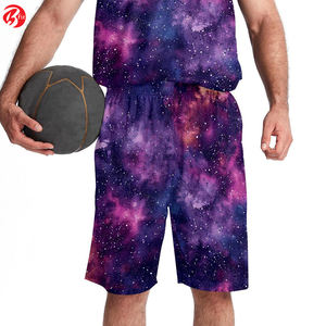 V Neck Bsci Polyester Sportswear Sleeveless Jerseys With <b>Shorts</b> Custom Made <b>Men</b> Wear Basketball Uniform Set - Product Image 3