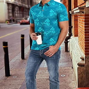 Camisetas Polo 100% Algodón Bloque de color Manga corta Slim Fit Varios colores Tejido de punto hecho por Dress Sports - Product Image 4